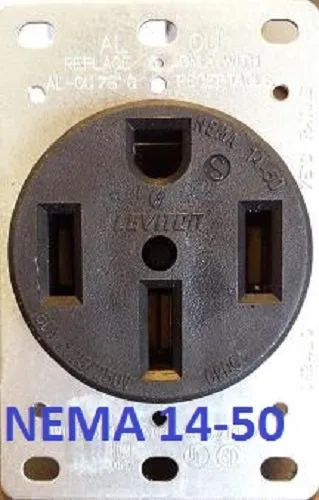 EasySplit 220™ #5 30A 240v Splitter, 5ft. cable NEMA 14-30 plug (1996 ), one 14-30 outlet, one 14-50 outlet with kWh/Watt/Volt/Amp meter