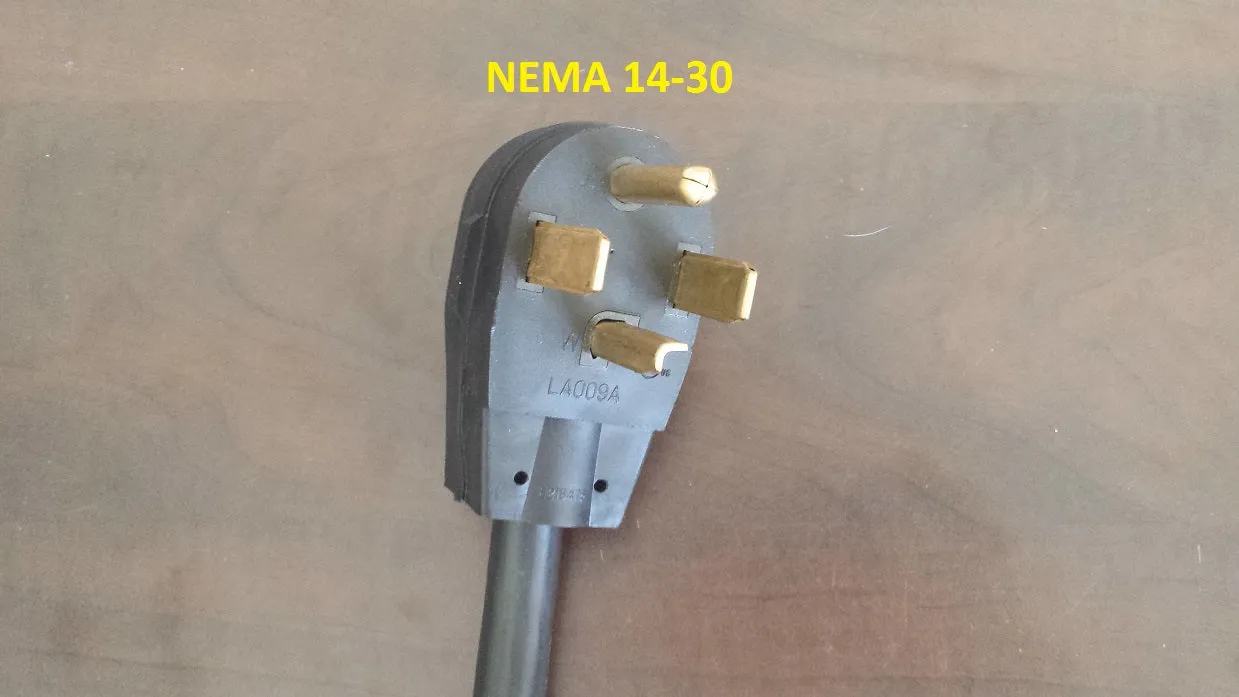 EasySplit 220™ #5 30A 240v Splitter, 5ft. cable NEMA 14-30 plug (1996 ), one 14-30 outlet, one 14-50 outlet with kWh/Watt/Volt/Amp meter