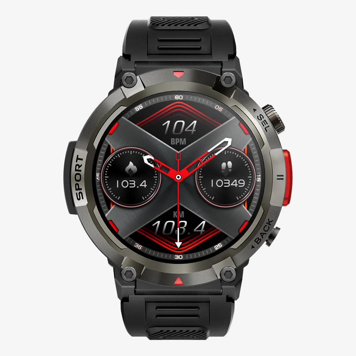 EIGIIS Smart Watch(Receive & Dial), Smartwatches with LED Flashing Light, 2023 Newest 1.45" TFT HD Full Touch Screen, Smart Watch for Men Women, Smart Watch with Health Tracker/Fitness Tracker/Call/Text/Flashlight