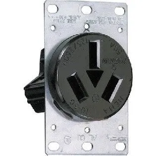 Electric Range Buddy #2 Custom 50A NEMA 10-50 2-way splitter, 3' 10-50 cable to 10-50 and 14-50 outlets with kWh meter