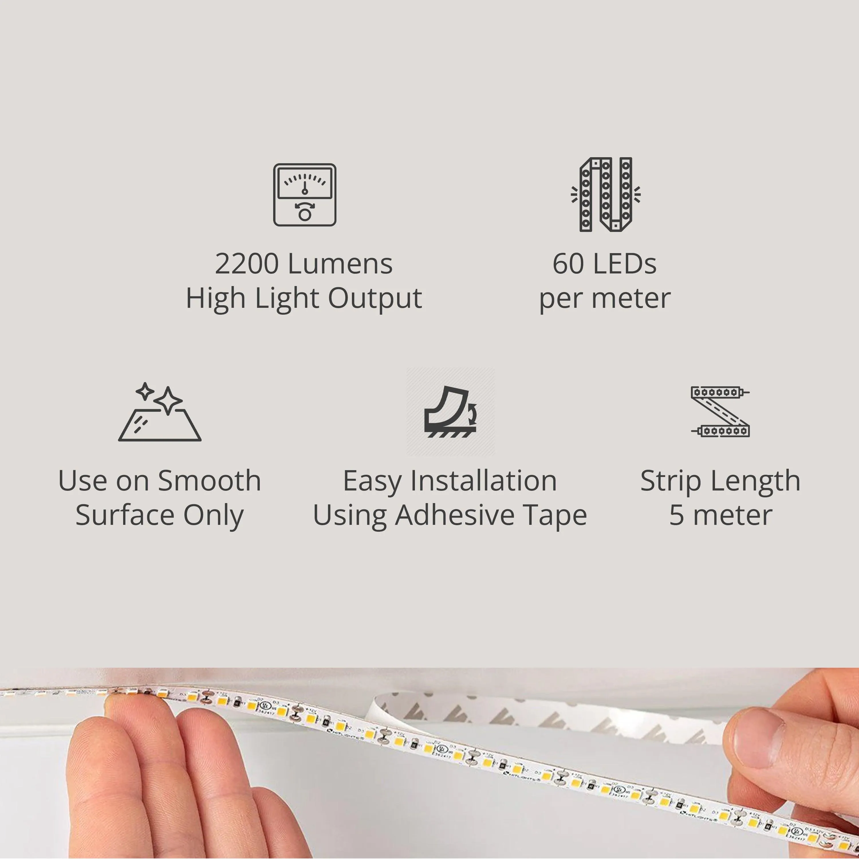 Eternal Shine LED Strip Light 60 LEDs