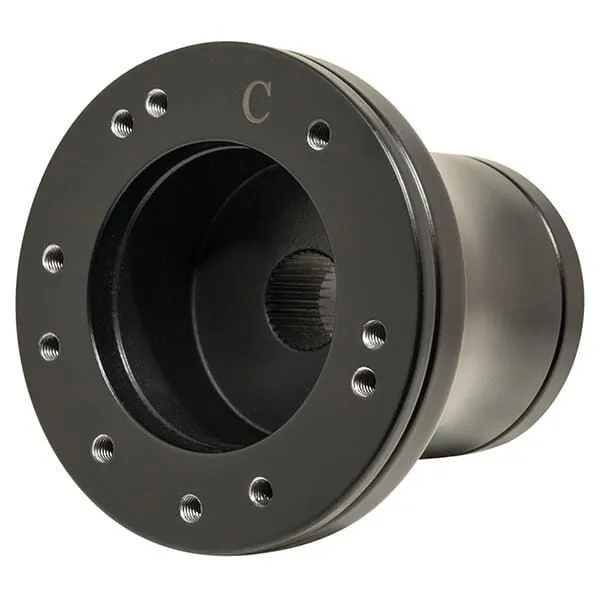 EZGO Steering Wheel Black 5/6 Hole Adapter