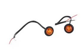 Fishbone Offroad 2007-18 JK Wrangler 3/4" Amber LED's (4-Door)
