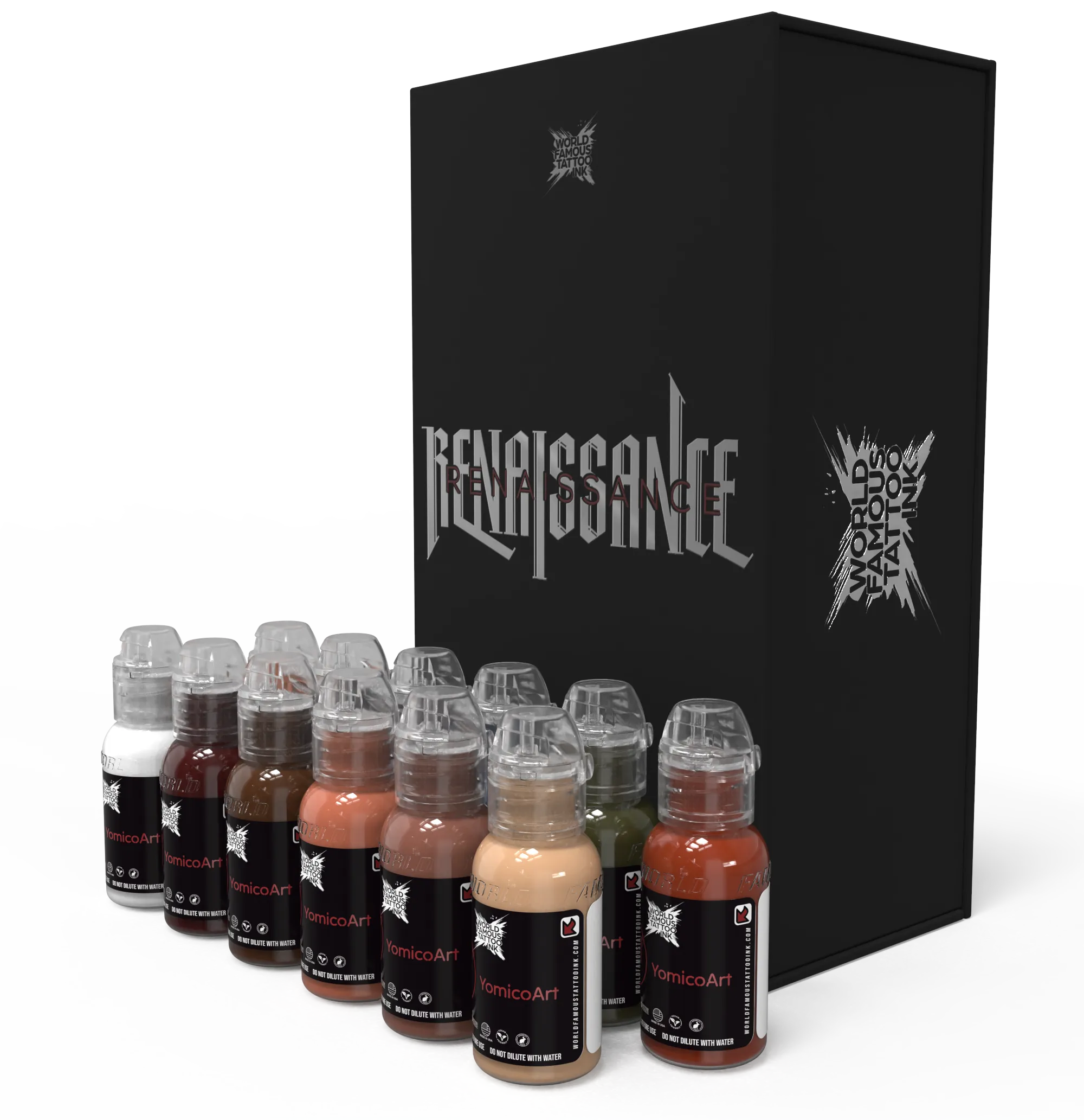 FK Irons x World Famous Yomico Special Edition Flux Max Machine & Renaissance Ink Kit