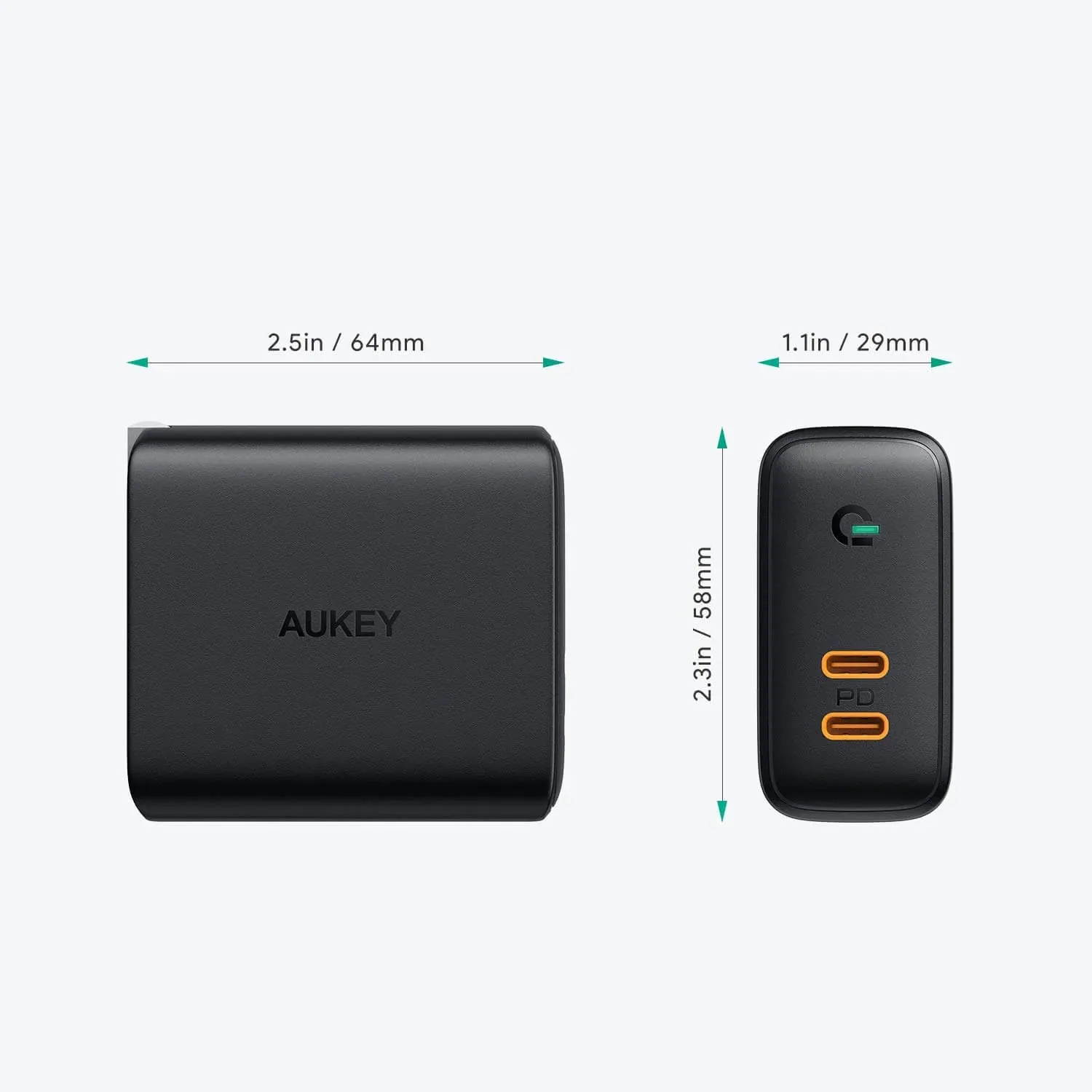 Focus Duo 36W Dual-Port PD Charger with Dynamic Detect PA-D2