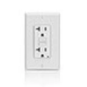 GFNT2-W Leviton 20 Amp, 125 Volt Receptacle/Outlet, 20 Amp Feed-Through, Self-test - White