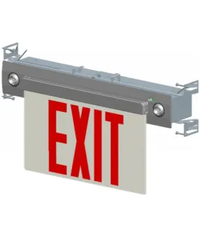 GreenBeam LED Edge Lit Universal Exit Combo NYC Approved