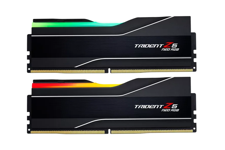 G.SKILL 32GB Kit (2x16GB) Trident Z5 Neo RGB F5-5600J2834F16GX2-TZ5NR DDR5 5600MHz Memory (AMD EXPO & Intel XMP 3.0)