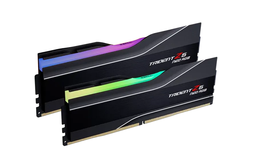G.SKILL 32GB Kit (2x16GB) Trident Z5 Neo RGB F5-5600J2834F16GX2-TZ5NR DDR5 5600MHz Memory (AMD EXPO & Intel XMP 3.0)
