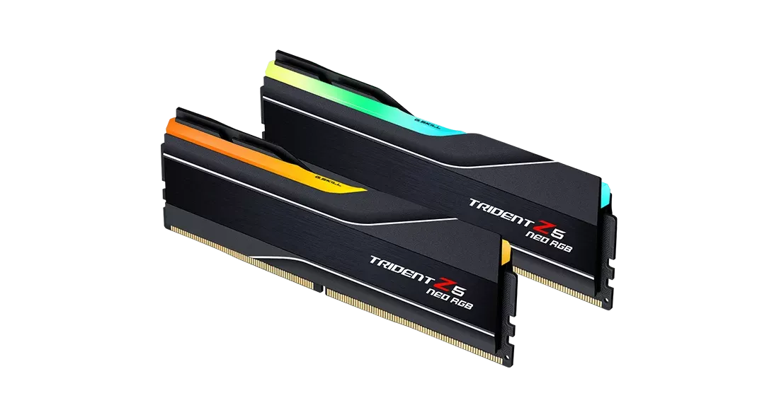 G.SKILL 32GB Kit (2x16GB) Trident Z5 Neo RGB F5-5600J2834F16GX2-TZ5NR DDR5 5600MHz Memory (AMD EXPO & Intel XMP 3.0)