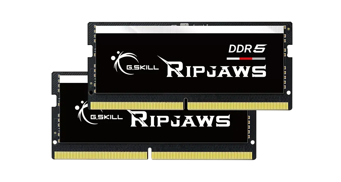 G.SKILL DDR5 SODIMM Ripjaws 32GB Kit (2x16GB) DDR5 5600MHz F5-5600S4040A16GX2-RS Memory