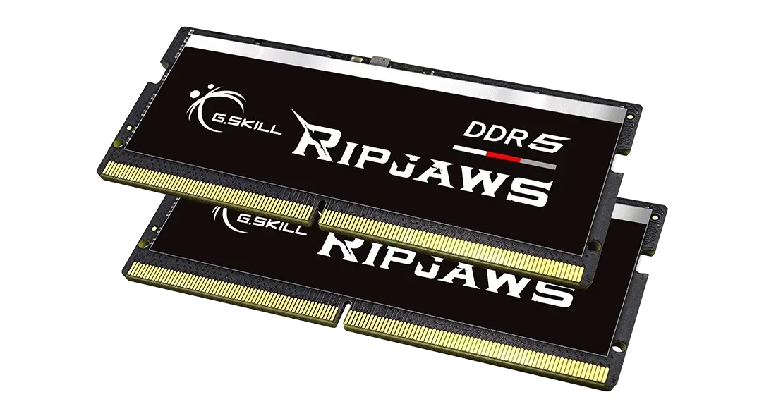 G.SKILL DDR5 SODIMM Ripjaws 32GB Kit (2x16GB) DDR5 5600MHz F5-5600S4040A16GX2-RS Memory