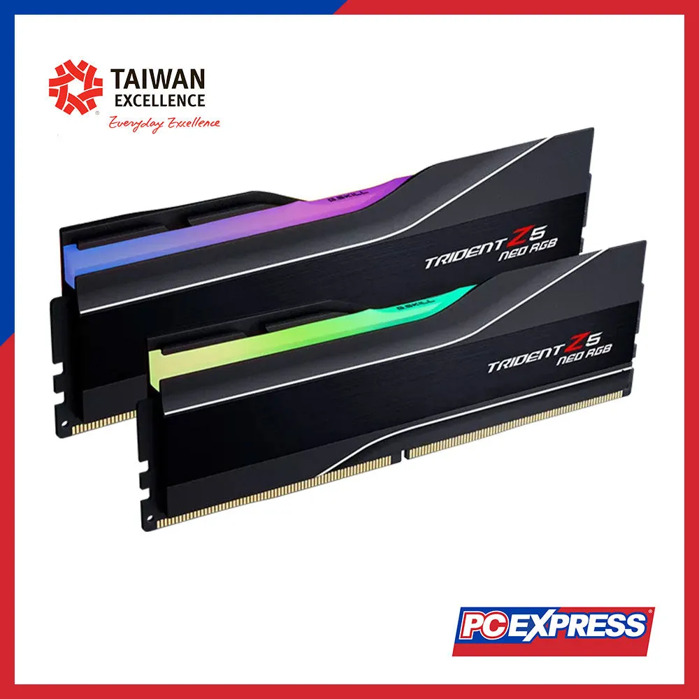 G.SKILL Trident Z5 Neo RGB 32GB (16GBx2) DDR5-6000 Memory Kit (F5-6000J3636F16GX2-TZ5NR)