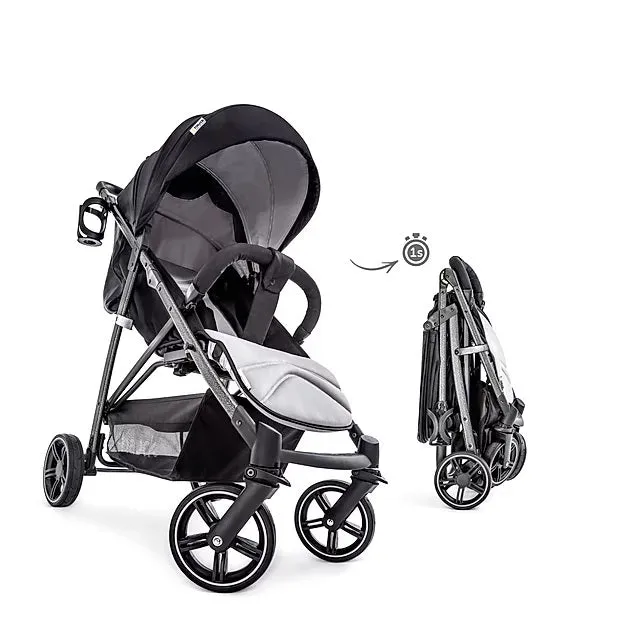 Hauck Rapid 4S Stroller (Black): Multi-Terrain, Travel System, One-Hand Fold