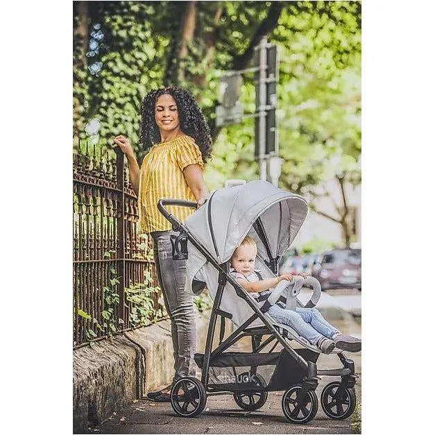 Hauck Rapid 4S Stroller (Lunar Stone): Multi-Terrain, Travel System, One-Hand Fold