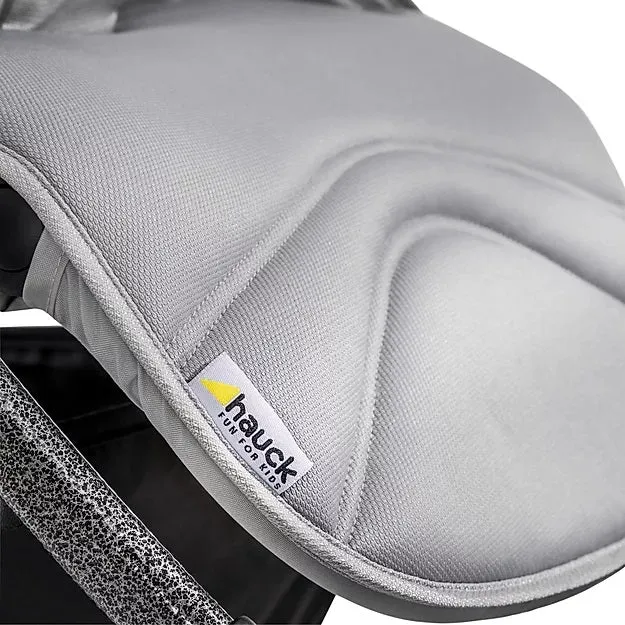 Hauck Rapid 4S Stroller (Lunar Stone): Multi-Terrain, Travel System, One-Hand Fold