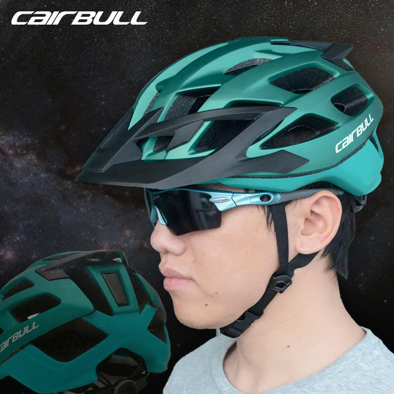 Helmet Cycling Integrally-Molded with Visor Bicycle Helmets for Men Ultralight Safety Mountain Bike Helmet Cairbull Casco Bicicl