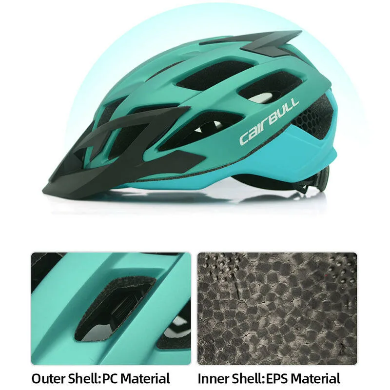 Helmet Cycling Integrally-Molded with Visor Bicycle Helmets for Men Ultralight Safety Mountain Bike Helmet Cairbull Casco Bicicl