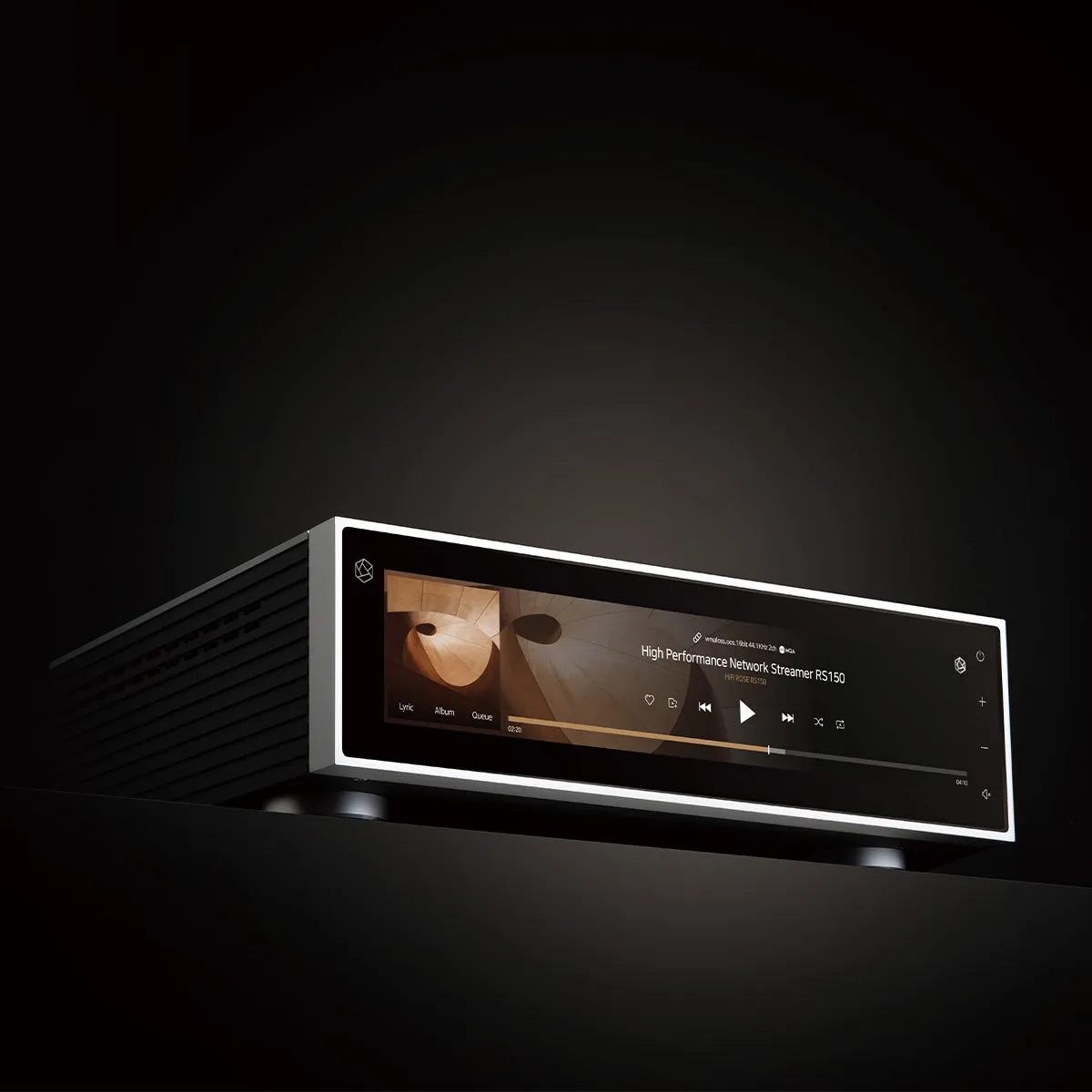 HiFi Rose RS150B High-Performance Network Streamer with Built-In ESS Sabre DAC (Black)