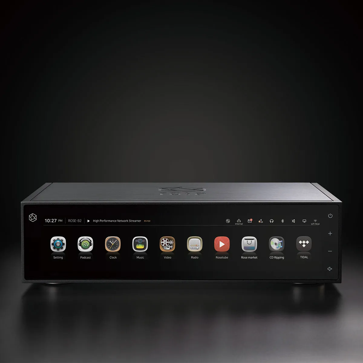 HiFi Rose RS150B High-Performance Network Streamer with Built-In ESS Sabre DAC (Black)
