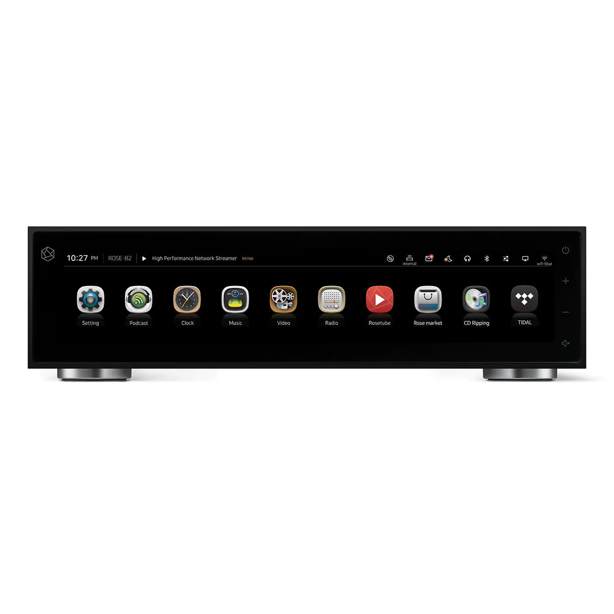HiFi Rose RS150B High-Performance Network Streamer with Built-In ESS Sabre DAC (Black)