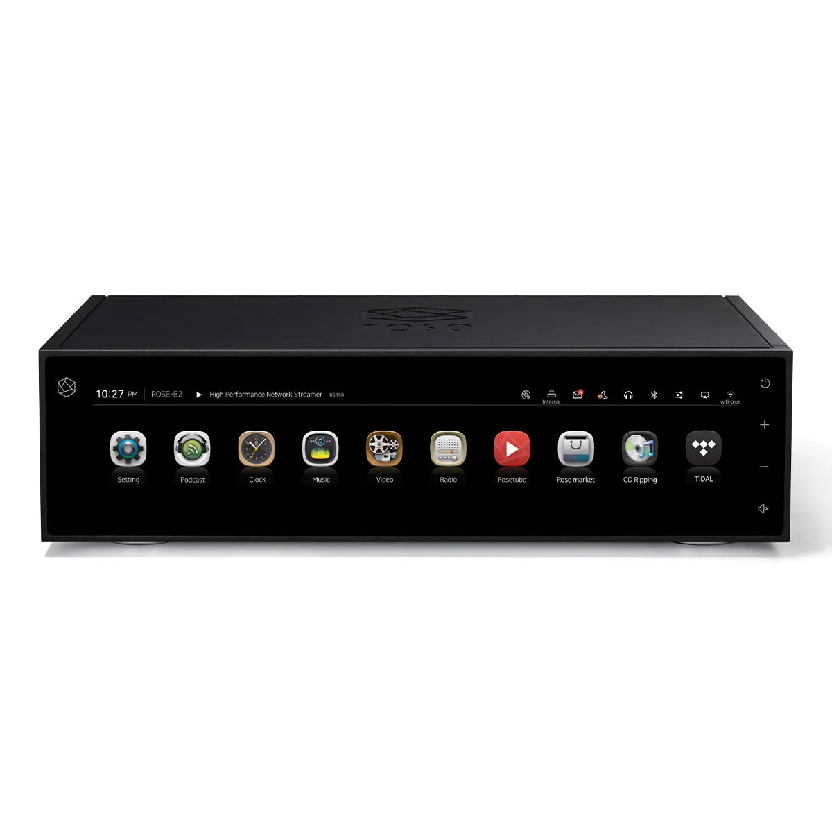 HiFi Rose RS150B High-Performance Network Streamer with Built-In ESS Sabre DAC (Black)