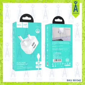 HOCO C90B GRANDIOSE DUAL PORT CHARGER (UK)