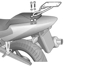 Honda CBR600 F (01-08) SHAD Top Box Fitting Kit
