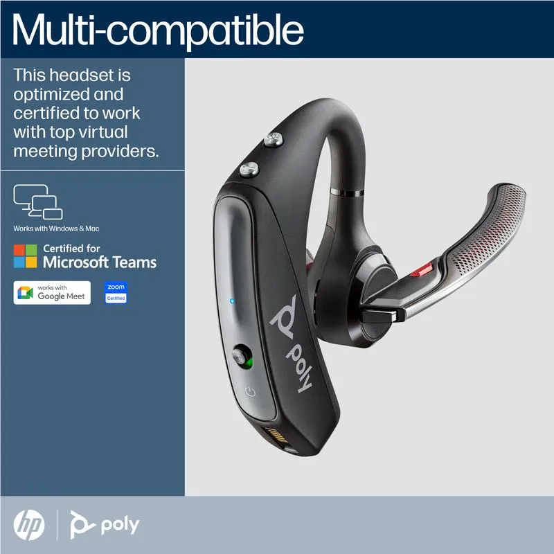HP Poly Voyager 5200 Mono Bluetooth Headset
