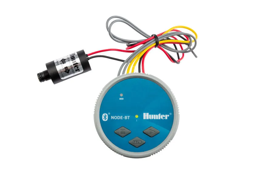 Hunter Node DC Battery Operated Irrigation Controllers with Bluetooth
