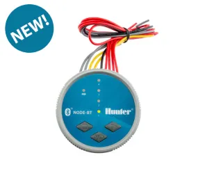 Hunter Node DC Battery Operated Irrigation Controllers with Bluetooth