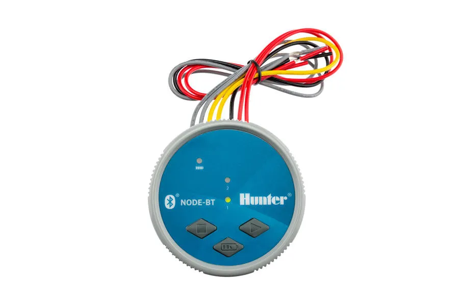 Hunter Node DC Battery Operated Irrigation Controllers with Bluetooth