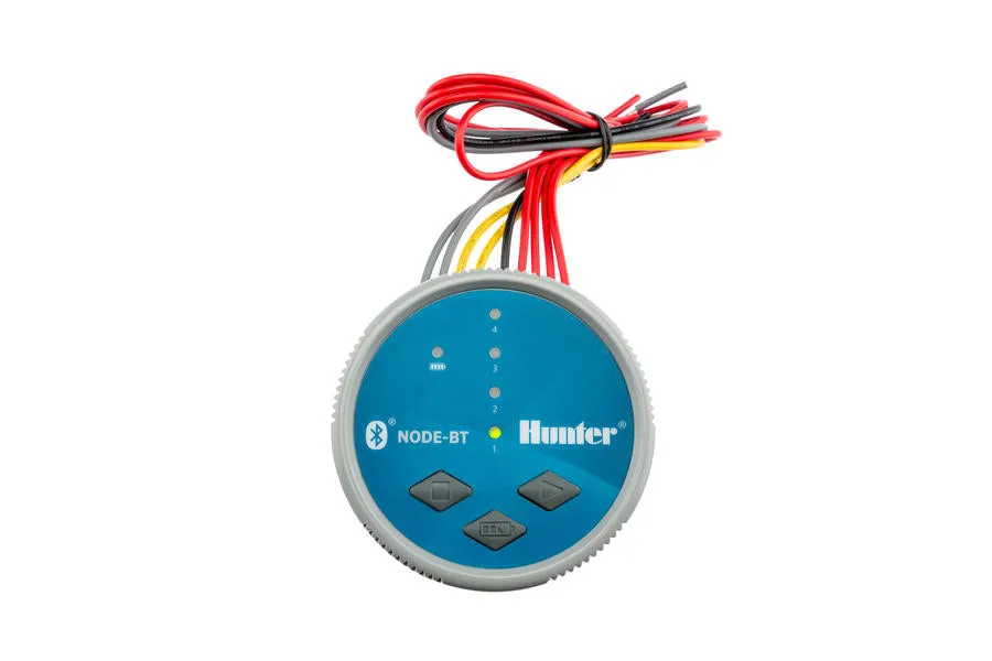 Hunter Node DC Battery Operated Irrigation Controllers with Bluetooth