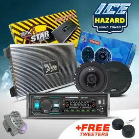 Ice Hazard Car Audio Combo  FREE Tweeters