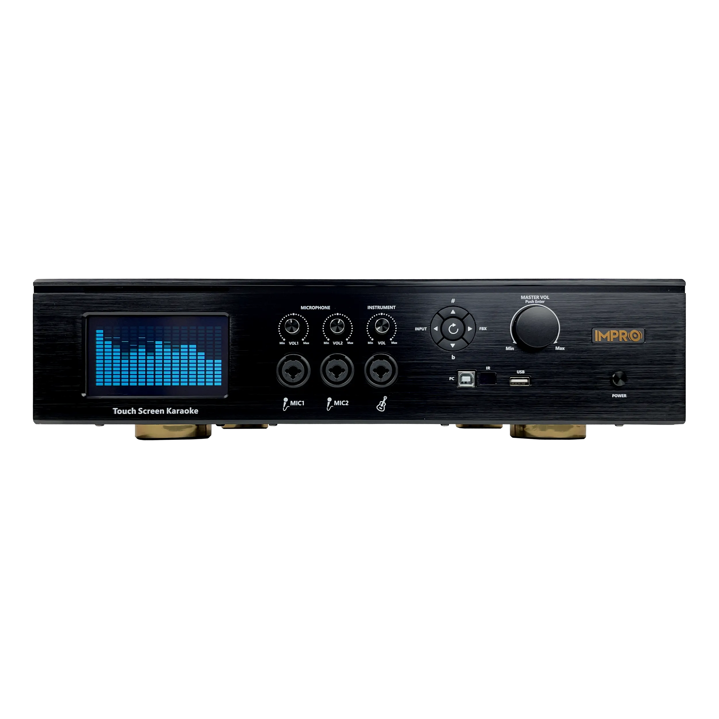 ImPro MA-8 1800W Mixing Amplifier Bundle with ImPro UHF-88MXR Wireless Microphones