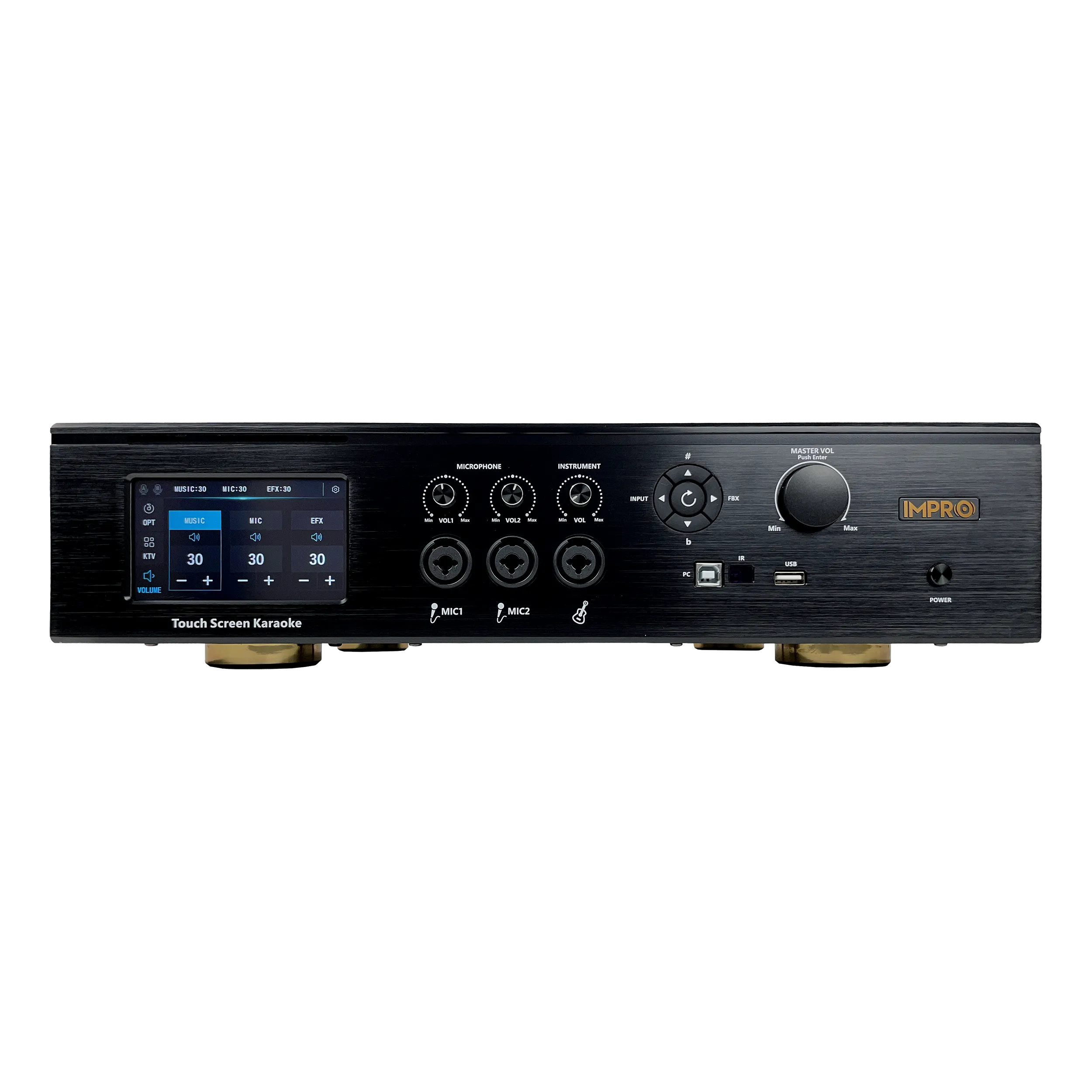 ImPro MA-8 1800W Mixing Amplifier Bundle with ImPro UHF-88MXR Wireless Microphones