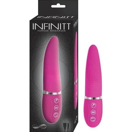 Infinitt Tongue 7 Vibration 4 Rotation Function Waterproof Massager with High Speed Boost