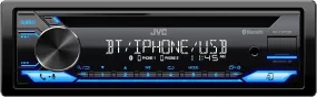 JVC KD-TD72BT Single-Din Bluetooth Car Stereo with USB Port, AM/FM Radio, CD and MP3 Player (Open Box)