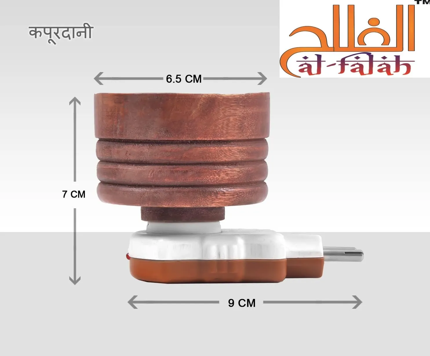 Kapoor dani Electrical | Aroma Burner Electric | Wooden Kapoor Dani | Camphor Burner | Aroma Diffuser | Camphor Diffuser Electric | Wooden Electric Incense Burner