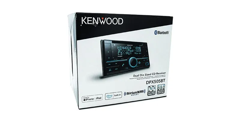 Kenwood DPX505BT - 2-Din Sized CD Receiver with Bluetooth 22W x4