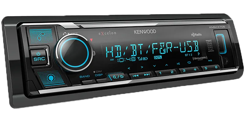 Kenwood KMM-X705 HD Radio/F&R USB