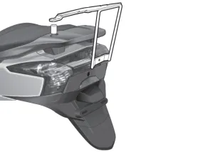 Kymco Downtown 300 (09-15) SHAD Top Box Fitting Kit