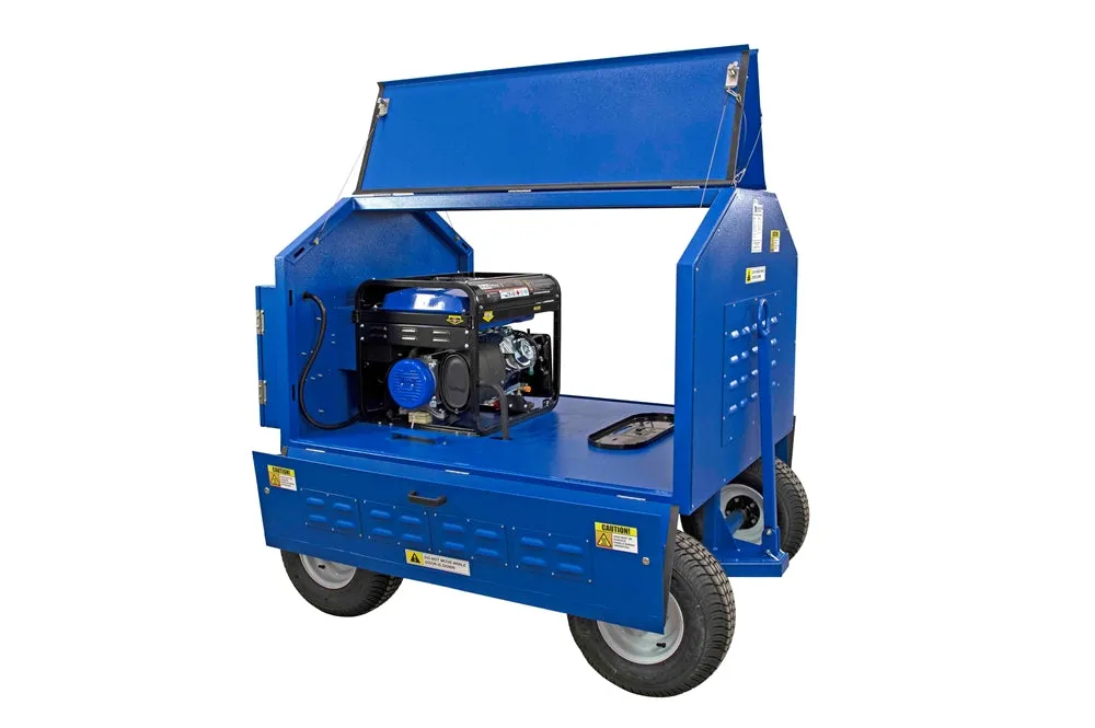 Larson Electric Portable Electric Vehicle Charging Station - 32A Level 3 Charger, Single Port - 12kW Gas/Propane Generator