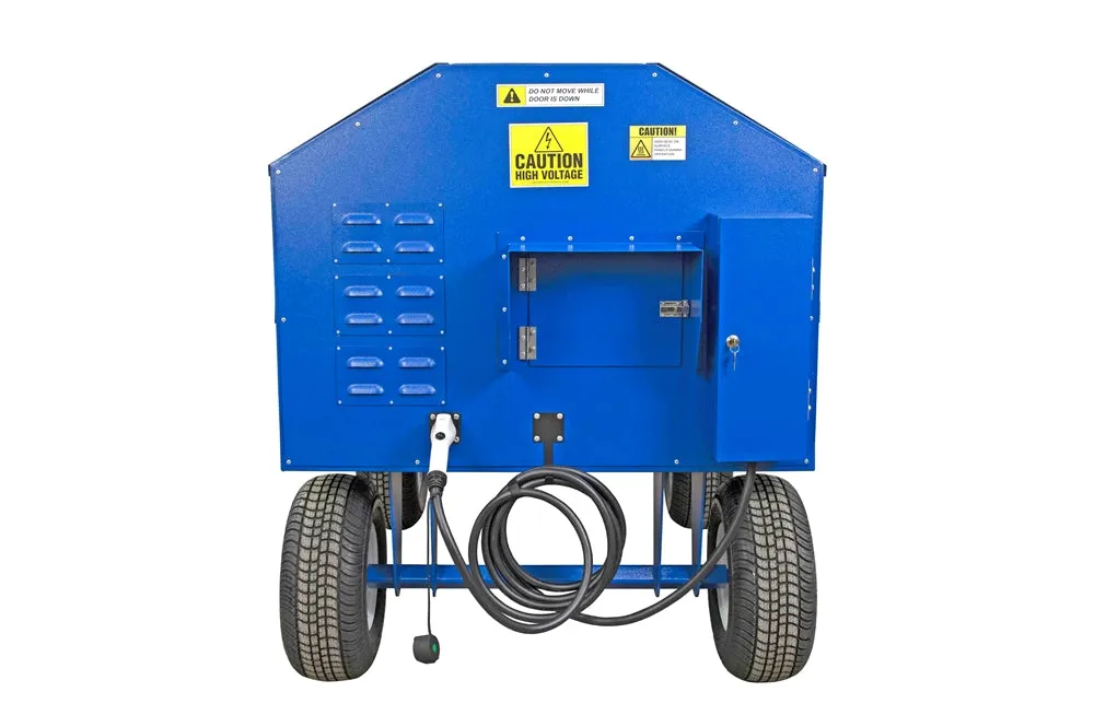 Larson Electric Portable Electric Vehicle Charging Station - 32A Level 3 Charger, Single Port - 12kW Gas/Propane Generator