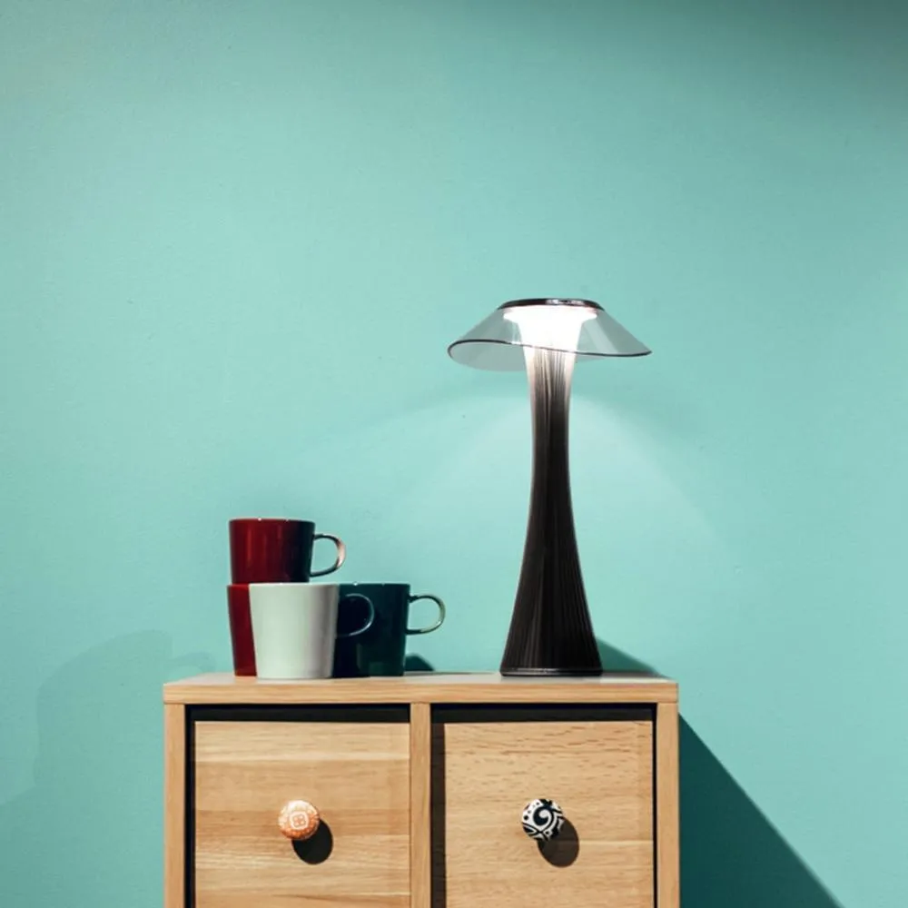 LED Crystal Creative Table Lamp - Black