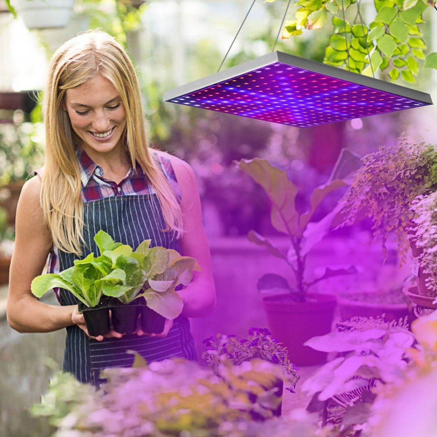 LED Grow Light Full Spectrum Hanging