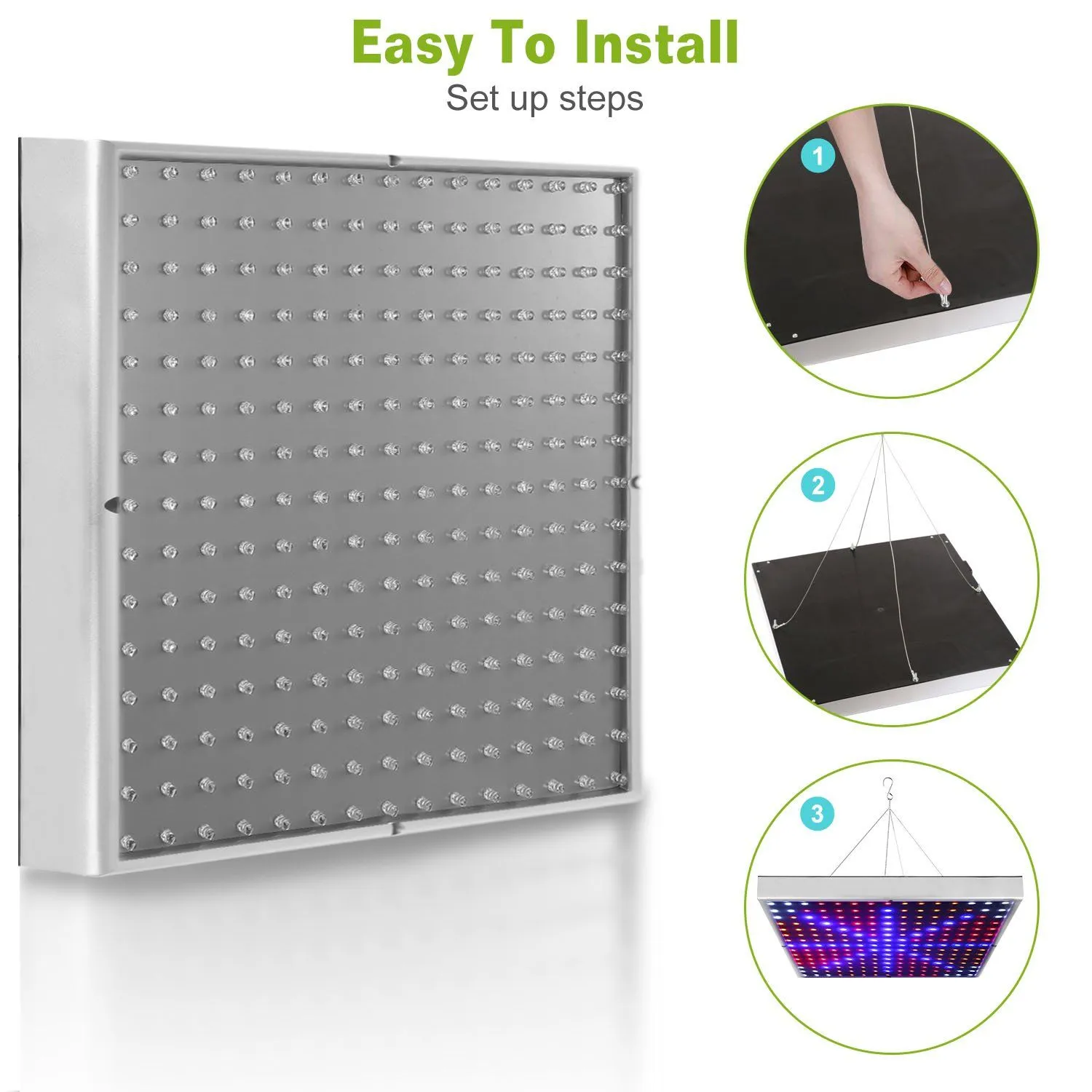 LED Grow Light Full Spectrum Hanging