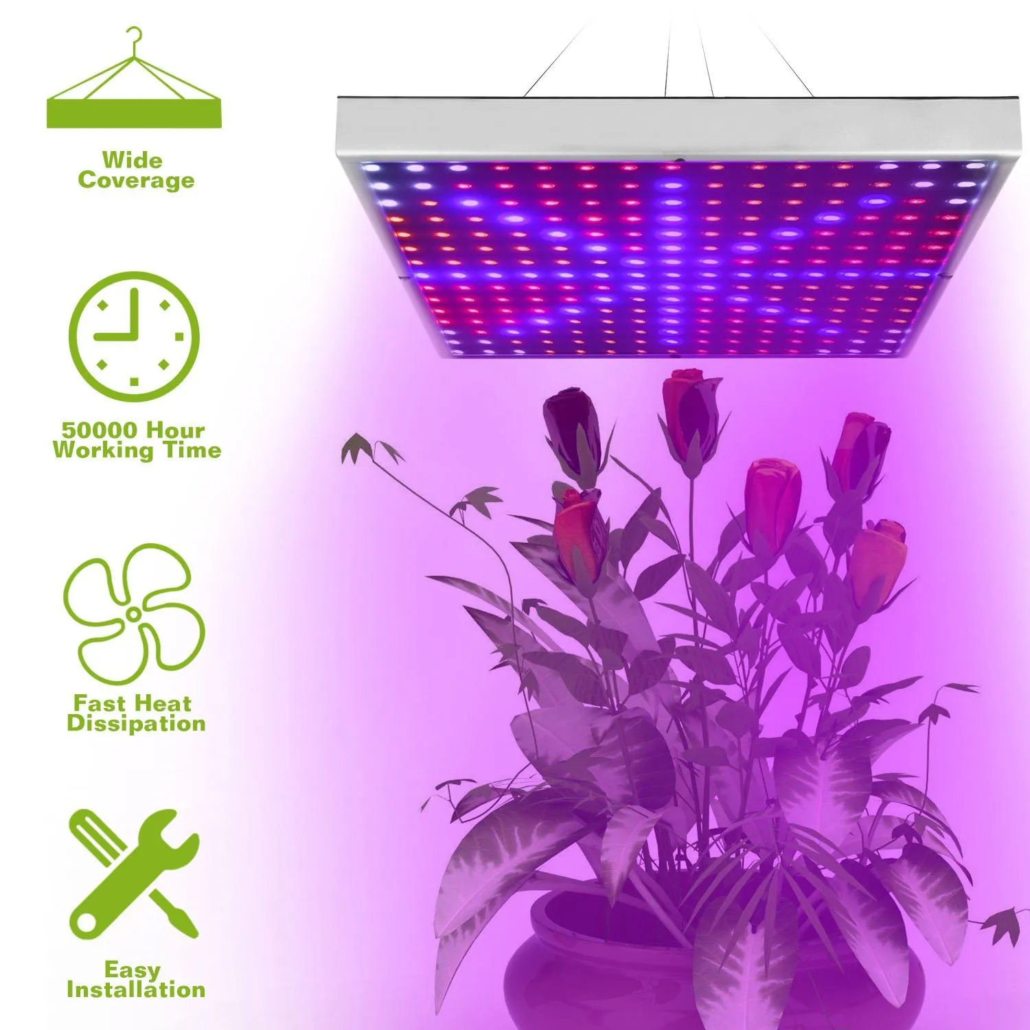 LED Grow Light Full Spectrum Hanging