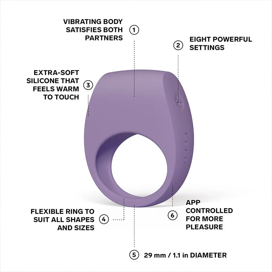 Lelo Tor 3 App Controlled Vibrating Silicone Cock Ring
