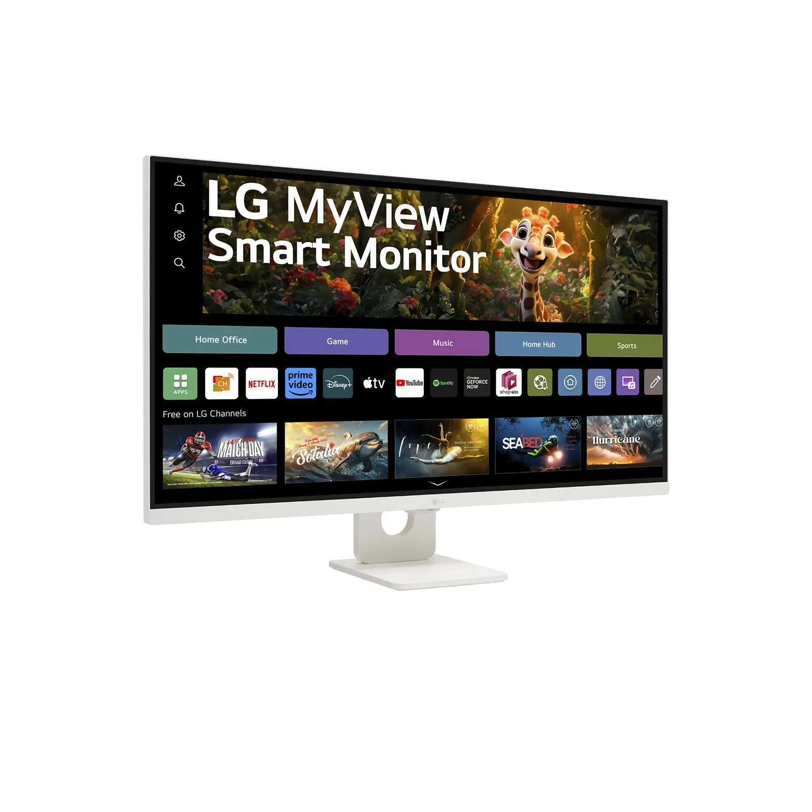 LG 32SR73U-W 32" 4K UHD MyView Smart Monitor with webOS 23